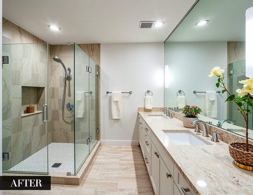 After: Luxurious Bathroom
